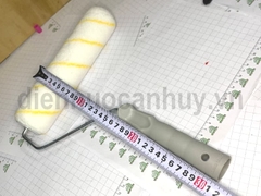 Con lăn to decor-pro sọc vàng  lông dày thấm tốt Thanh bình 2DC15 230mm