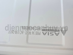 Đèn panel âm trần as trắng 36W vuông 600x600 Asia PHE36-01