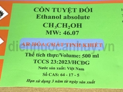 Cồn lạnh Ethanol CH3CH2OK Đức giang lọ 500ml (10 lọ/thùng)