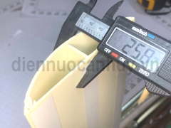 Ghen bán nguyệt rộng 120 cao 25 dài 1.2