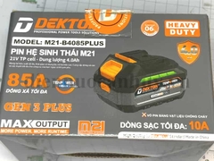 Khối pin chân phổ thông, dòng xả cao dekton 21V 4.0 Ah M21-B4085PLUS