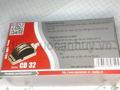 Cầu dao 2P 60A đảo chiều đế sứ, cực đúc  Vinakip CD32.D,60A