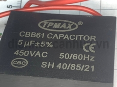 Tụ quạt dây Tpmax CBB61 5uf