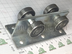 Bánh xe cửa lùa sắt 4 bánh phi 26 U4