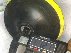 Đĩa chà nhám tròn vàng phi 125mm