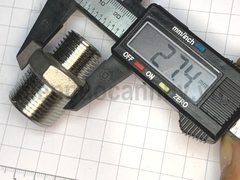 Kép thu inox 304 DN20/15 dành cho ống 27/21mm