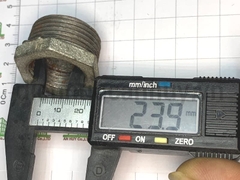 Cả rá sắt kẽm (lơ thu ren trong bé ren ngoài to) DN25/20 (34/27mm)