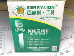 Kìm tuốt dây điện tự động (đa năng) Berry 31008205 (6 cái/hộp) - có thể tuốt đến dây 6mm, tự động không làm đứt sợi đồng