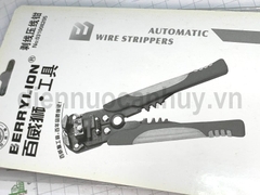 Kìm tuốt dây điện tự động (đa năng) Berry 31008205 (6 cái/hộp) - có thể tuốt đến dây 6mm, tự động không làm đứt sợi đồng