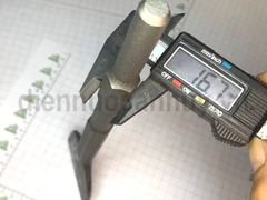 mũi đục bê tông, bản dẹt rộng 17mm, lắp máy 17, dài 280mm - Đục máy 17x280x75 BẢN TO 75 Berry 41833282 (50 cái/hộp)