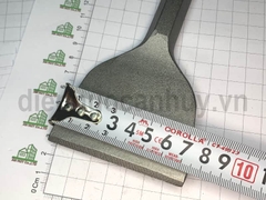 mũi đục bê tông, bản dẹt rộng 17mm, lắp máy 17, dài 280mm - Đục máy 17x280x75 BẢN TO 75 Berry 41833282 (50 cái/hộp)