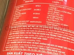 Bình cứu hỏa dạng bột SHA 4kg