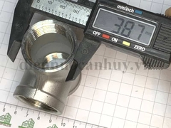 Tê inox 304 xịn ren trong DN25 (34mm) - dùng cho ren 1 inch