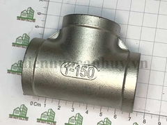 Tê inox 304 xịn ren trong DN25 (34mm) - dùng cho ren 1 inch