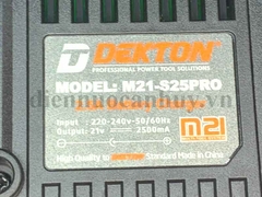 Củ sạc, đốc sạc 21V dekton M21-S25PRO