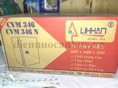 Tủ điện nhựa ABS Lihhan chống cháy 400x300x200 mm - loại dầy