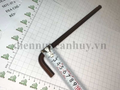 Lục giác đơn M10 mầu nâu đỏ, xịn