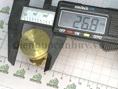 Đầu phun máy vệ sinh điều hòa ren trong 13 - Cong - 3 Tia