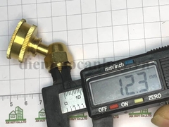Đầu phun máy vệ sinh điều hòa ren trong 13 - Cong - 3 Tia