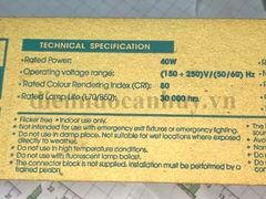 Bộ đèn LED đổi màu rạng đông M36 1200/40W - tuýp liền bóng