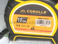 Thước bọc cao su chông vỡ dài 10, bản to, mặt sau phong thủy, mặt trước hệ mm - corolla CB011810