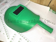 Mo hàn cầm tay kèm kính xanh Berry - vỏ chống vỡ, chống tia tử ngoài