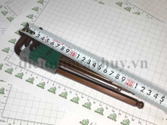 Bộ lục giác 9 thanh dài, đầu bi Berry - mầu nâu, xịn