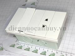 Mặt cho 3 thiết bị, size S Schneider AvatarOn A  M3T03P_WE - lắp với đế âm chữ nhật Sino