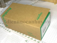 Mặt 2 thiết bị dạng chữ nhật Schneider dòng AvatarOn A M3T02P_WE khung nhựa, lắp vừa đế âm sino