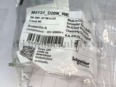 Công tắc bình nóng lạnh Schneider dòng AvatarOn A loại 2 cực 20A, size S M3T31_D20N_WE