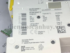 Át Schneider 2P25A Acti9 iK60N 6kA A9K27225 loại xịn, bền, chịu điện áp xung đến 6kV