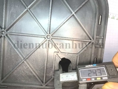 Hộp đồng hồ nước nhựa đen MD