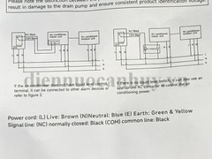 Bơm nước ngưng PC 320A chiều cao max 6m; lưu lượng max 320 lít/giờ