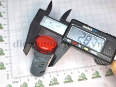 Đèn báo tủ điện schneider D22 màu đỏ 220V AC XA2EVM4LC
