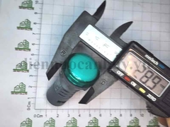 Đèn báo tủ điện schneider D22 màu lục 220V AC XA2EVM3LC