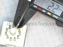 rơ le trung gian 24V 11 chân 5A Hàn quốc - không đế