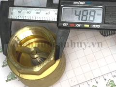 Van 1 chiều lò xo đồng MIHA PN16 DN32 ren 1 1/4 inch (cho ống 40mm)