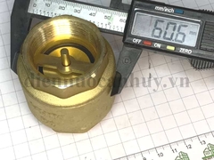Van 1 chiều lò xo đồng MIHA PN16 DN32 ren 1 1/4 inch (cho ống 40mm)
