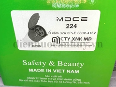 ổ cắm công nghiệp di động 4 lỗ 4x32A IP44 - MD224.OC.4X32