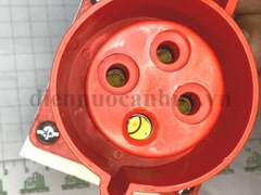 ổ cắm công nghiệp cố định, gắn mặt 4 lỗ 4x32A IP44 - MD124.OC.4X32