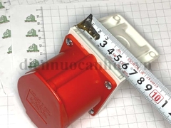 ổ cắm công nghiệp cố định, gắn mặt 4 lỗ 4x32A IP44 - MD124.OC.4X32