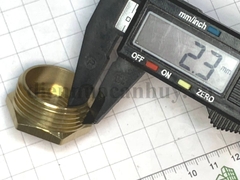 Cả rá đồng thau (lơ thu ren trong bé ren ngoài to) DN25/15 (dành cho ống 34/21mm)