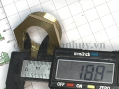Cả rá đồng thau (lơ thu ren trong bé ren ngoài to) DN25/15 (dành cho ống 34/21mm)
