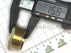 Cả rá đồng thau (lơ thu ren trong bé ren ngoài to) DN25/15 (dành cho ống 34/21mm)