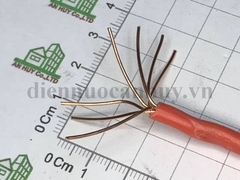 Dây điện đơn cứng 7 sợi Cadivi - 1x4.0 CV 0.6-1kV đỏ