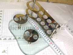Kệ để cốc đôi - kê ly bàn trải đánh răng
