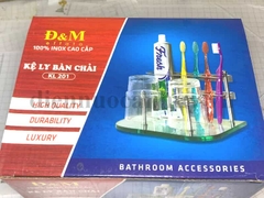 Kệ để cốc đôi - kê ly bàn trải đánh răng