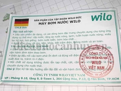 Bơm tăng áp Wilo (đức) 125w PW-175EA