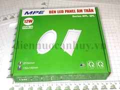 Đèn led panel MPE RPL-12N 4000K trung tính phi 150 12W