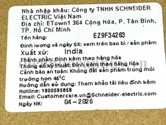 át đơn Schneider (Sn) 2P63A EASY9 4.5kA 400V MINIATURE EZ9F34263